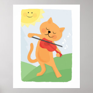 Póster de El Gato y el Violín