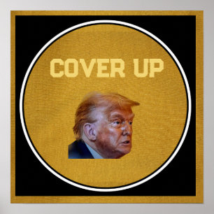 Póster de encubrimiento de Trump