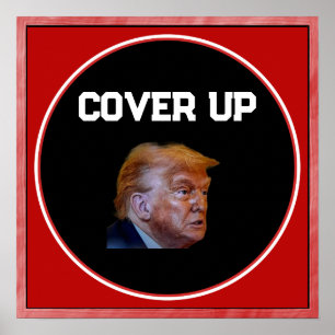 Póster de encubrimiento de Trump