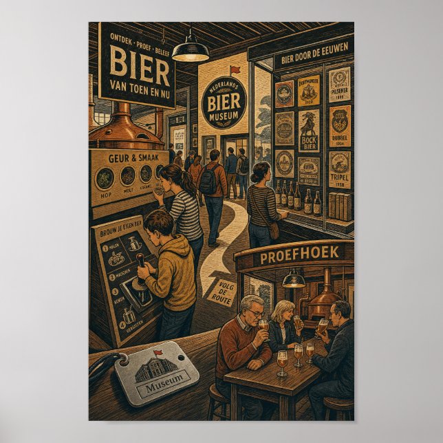 Póster de Ensueño de Degustación del Museo de la C (Frente)