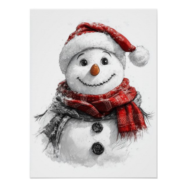 Poster de esbozo de navidades (Anverso)