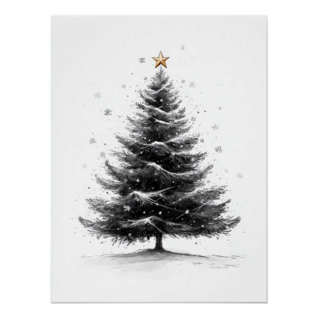 Poster de esbozo de navidades (Anverso)