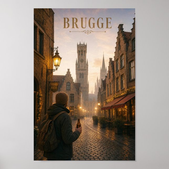 Póster de Escape al Crepúsculo empedrado de Brujas (Frente)