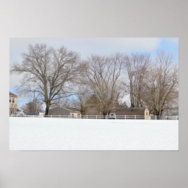 Póster de escena de invierno (Frente)