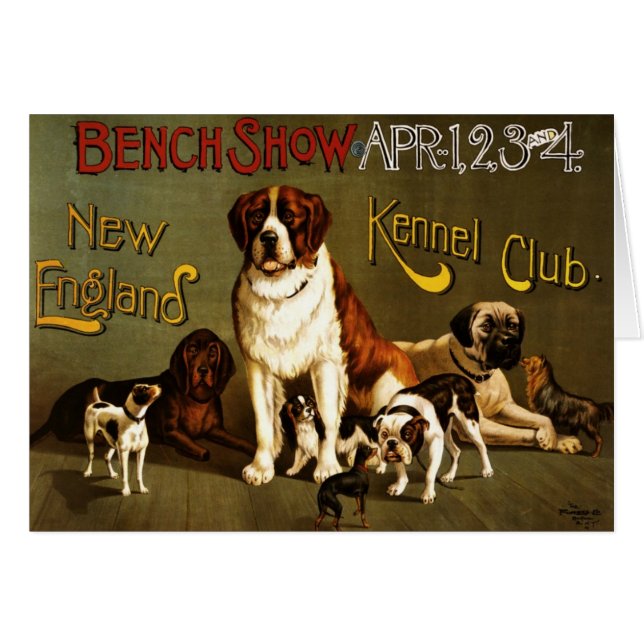 Poster de espectáculos del New England Kennel Club (Anverso (Horizontal))