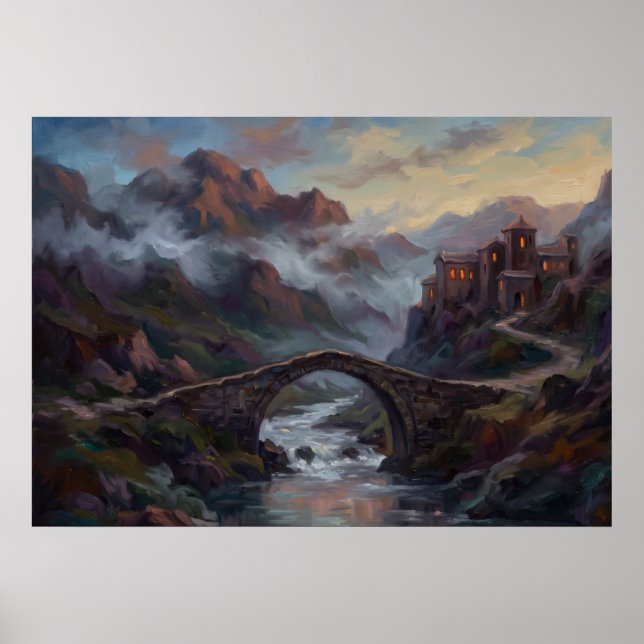 Póster de espíritu de bienvenida de Mountain Bridg (Frente)