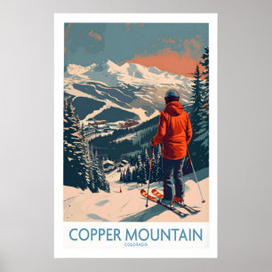Póster de esquí Copper Mountain Wall Art Deportes