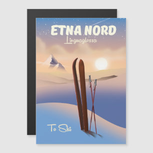 Poster de esquí de Etna Nord Linguaglossa