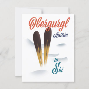 Poster de esquí de Obergurgl Austria