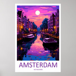 Póster de esquí del Parque Nacional de Amsterdam 2