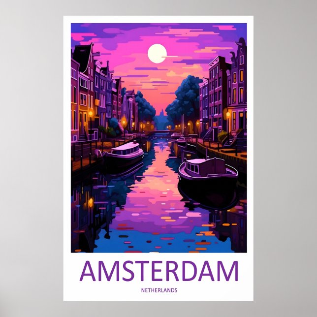 Póster de esquí del Parque Nacional de Amsterdam 2 (Frente)