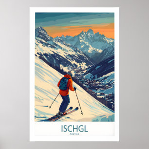 Póster de esquí Ischgl Austria 1