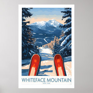 Póster de esquí Whiteface Mountain Ski Resort 1