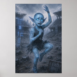 Póster de estadio arruinado / Bailarina / Ansiedad