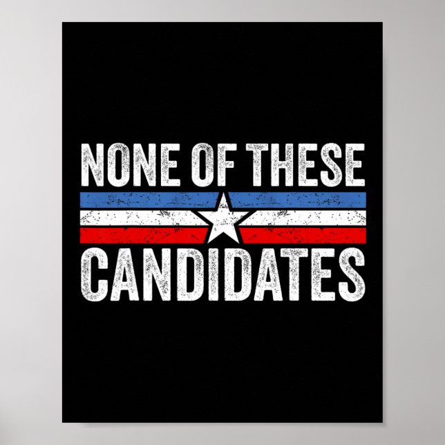Póster De Estos Candidatos 2024 Nikki Haley Nevada Biden (Frente)