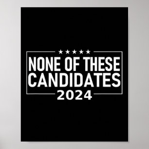 Póster De Estos Candidatos 2024 Nikki Haley Nevada Biden
