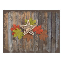 Póster de estrellas de otoño