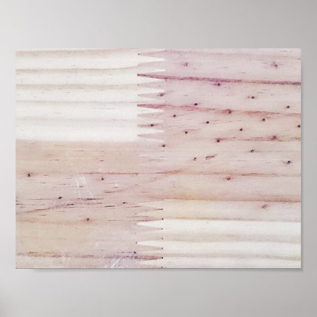 Póster de estructura de textura de madera de mader (Frente)