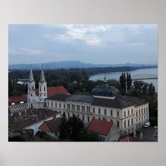 Póster de Esztergom Hungría (Frente)