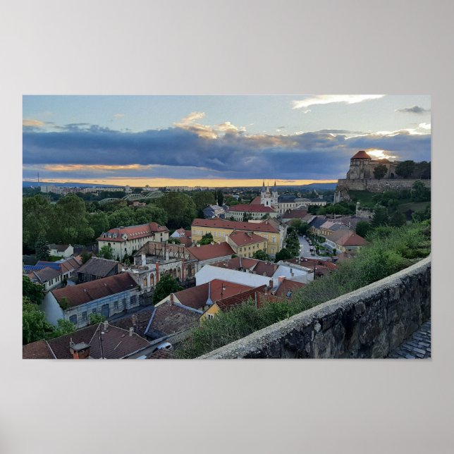 Póster de Esztergom Hungría (Frente)