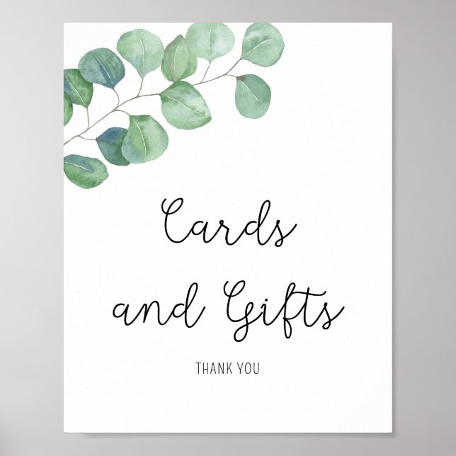 Póster de Eucalyptus - Tarjetas y Regalos (Frente)
