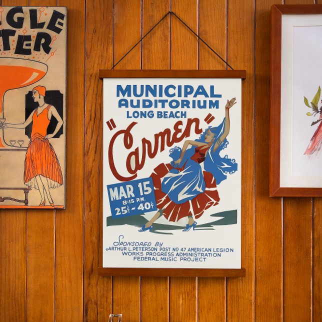 Poster de eventos musicales de vintage - Carmen (Subido por el creador)
