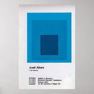 Póster de exposición de arte abstracto de Joseph A
