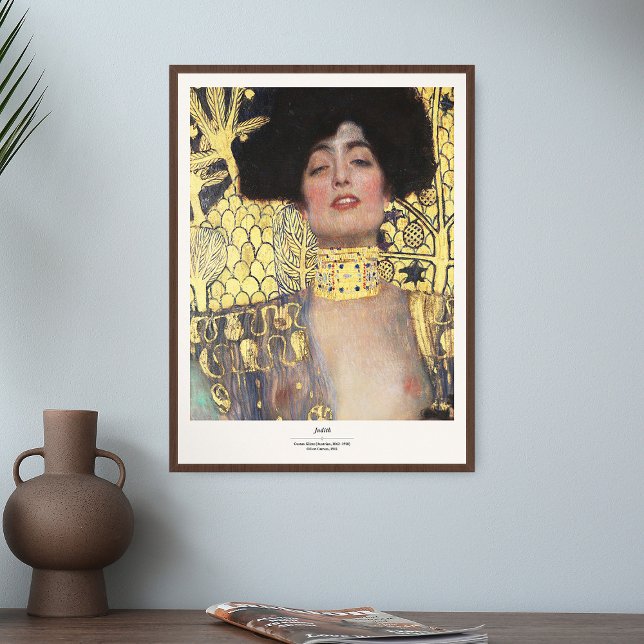 Poster de exposición de arte Gustav Klimt Judith I (Subido por el creador)