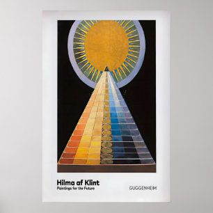 Póster de exposición de Hilma af Klint Giclée vint