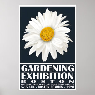 Póster de Exposición de Jardinería Pared Floral 19