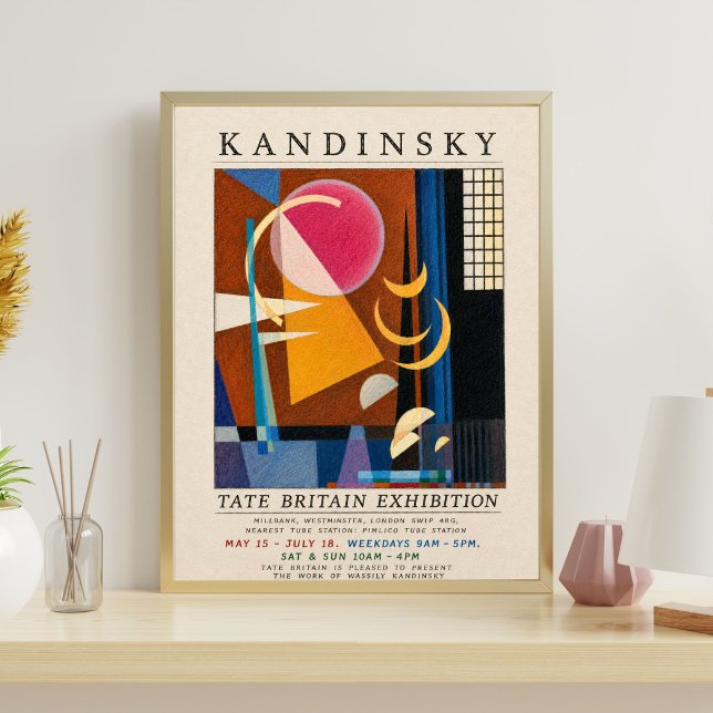 Póster de Exposición de Kandinsky | Geométrico Abs (Subido por el creador)