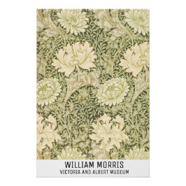 Poster de exposiciones de William Morris Art Flora