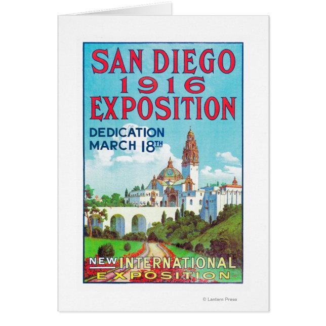Poster de Exposiciones Internacionales de San Dieg (Frente)