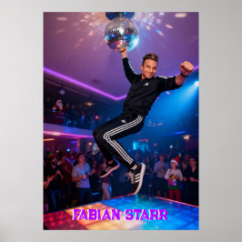 PÓSTER DE FABIAN STARR - BOLA DE DISCOTECA