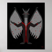 Póster de fantasía del dragón nacido en luna de sa