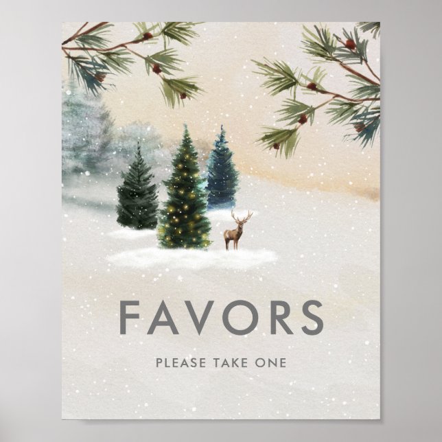 Póster de favores para despedida de soltera en bos (Frente)