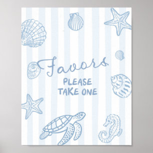 Póster de favores Sea You Soon
