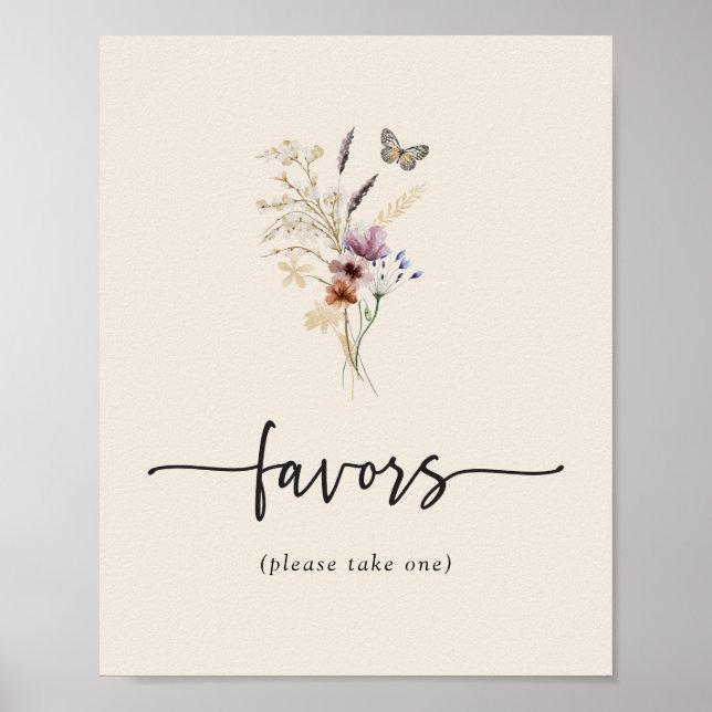 Póster de Favoritos Boho (Frente)