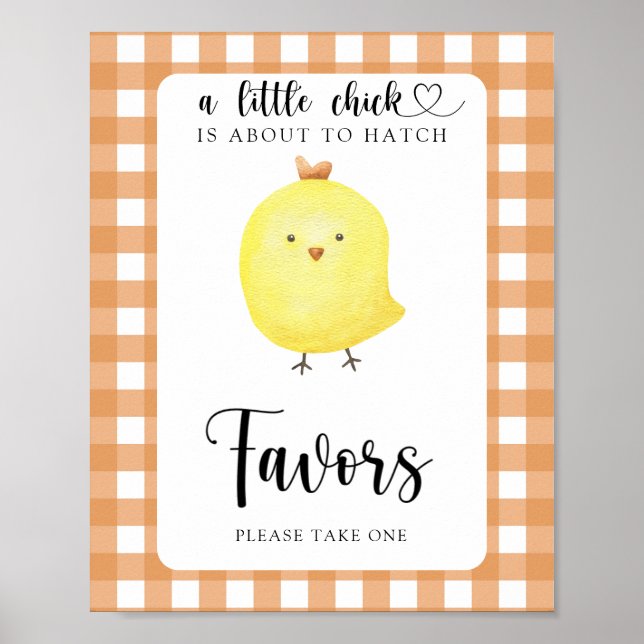 Póster de Favoritos de Pollito (Frente)