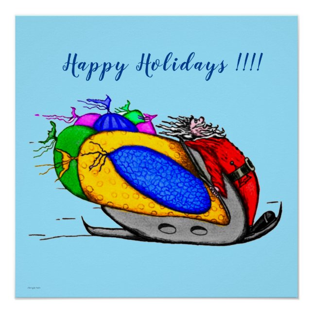 Póster de Felices Fiestas (Anverso)
