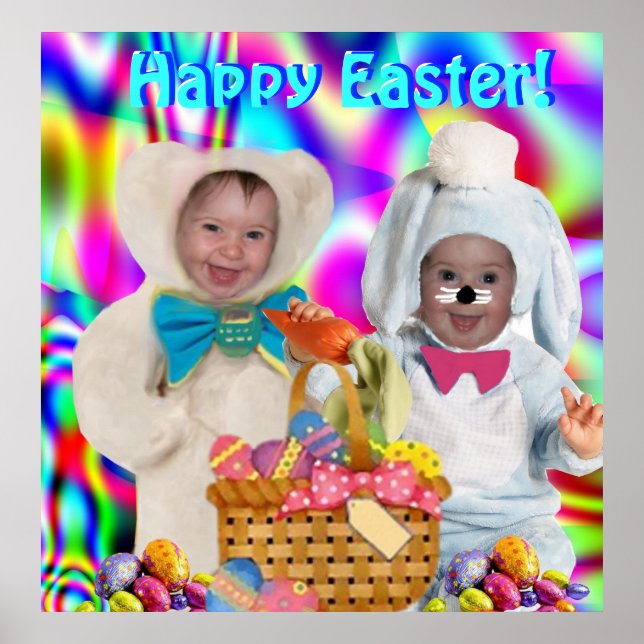Póster de Feliz Pascua Amigos (Frente)