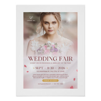 Póster de Feria de Bodas – Exposición de Novias El