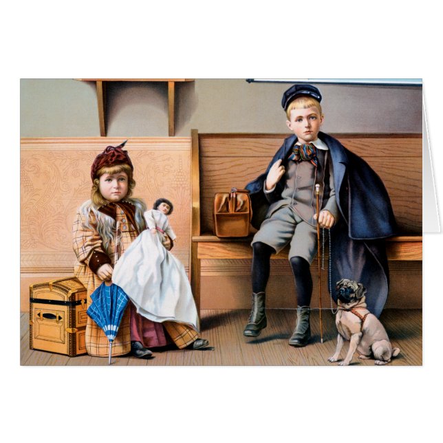 POSTER DE FERROCARRIL, 1898 (Anverso (Horizontal))