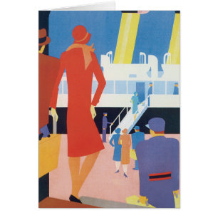 Poster de ferry belga Art Deco