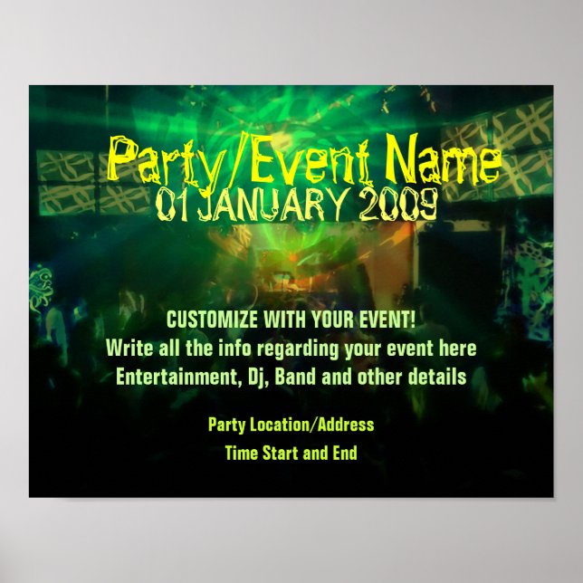 Póster de Fiesta #004 Poster (Frente)