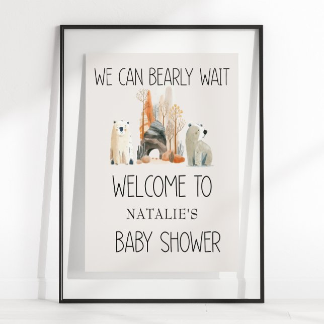 Póster de fiesta de bienvenida para bebé de animal (Subido por el creador)