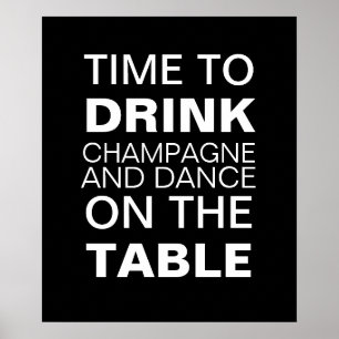 Póster de Fiesta de Champagne