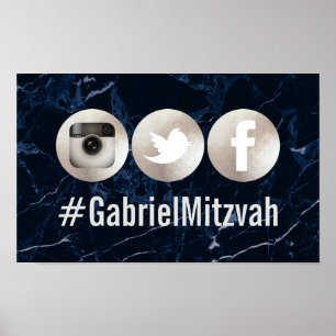 Póster de fiesta de PixDezines con hashtag de rede
