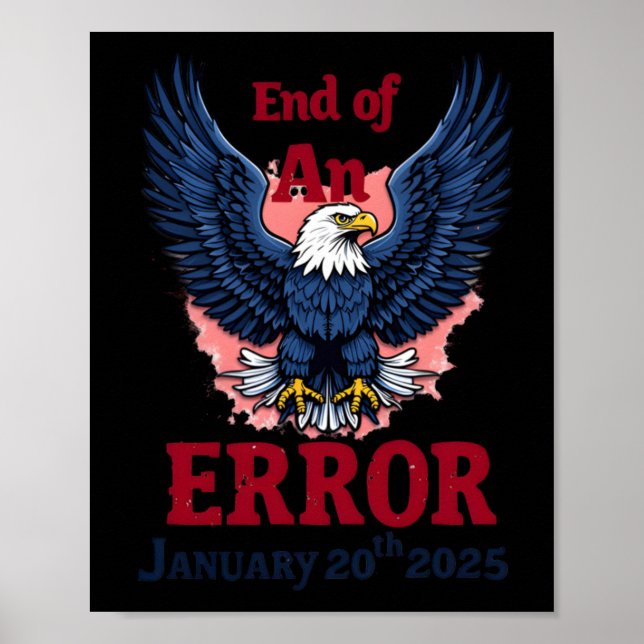 Póster De Fin De Un Error 20 De Enero (Frente)