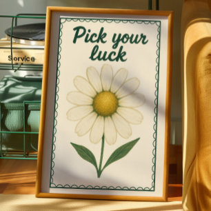 Póster de Flor Botánica Impresión Floral Vintage